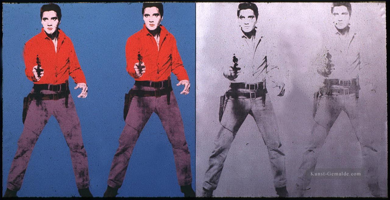 Elvis I & II POP Künstler Ölgemälde